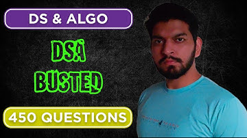 Complete DS ALGO in 450 Questions 🔴 First Step to become a SOFTWARE ENGINEER