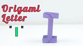 Easy Paper Letter I | How to Make Origami Letter I | Easy Paper Letter I Tutorial | DIY Paper Craft