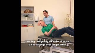 Test av krystallsyke. Johan viser hvordan du enkelt kan teste deg selv.