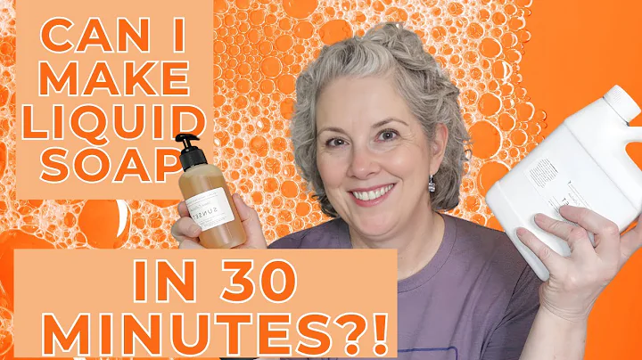 Making Liquid Soap - 30 Minute Hot Process!
