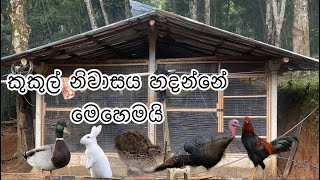 කුකුල් නිවාසය හදන්නේ මෙහෙමයි