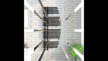 Heated Towel Rails at Allbits #bathfittings #shower #bathdesign