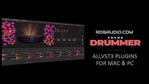 Frame Drummer AU VST3 Plugins Frame Drum RDGAudio First Look