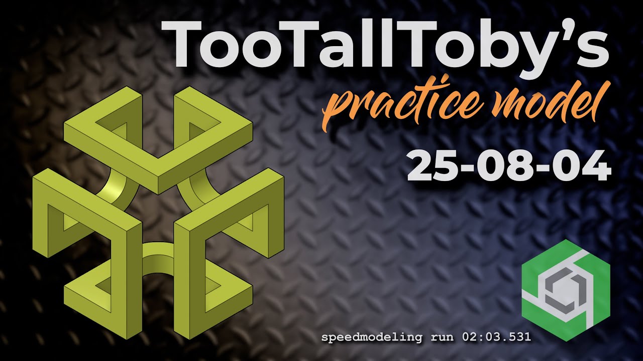 Onshape Speedmodeling Too Tall Toby Practice Model 25-08-04 - third ...