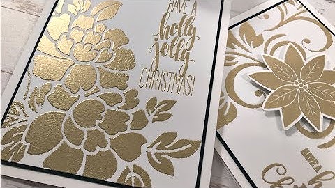 Heat Embossing with Stencils