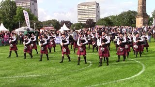 CITY OF LONDON PIPE BAND PERFORM AT THE WORLDS 2019