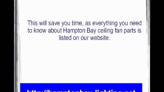 Hampton Bay Ceiling Fan Parts