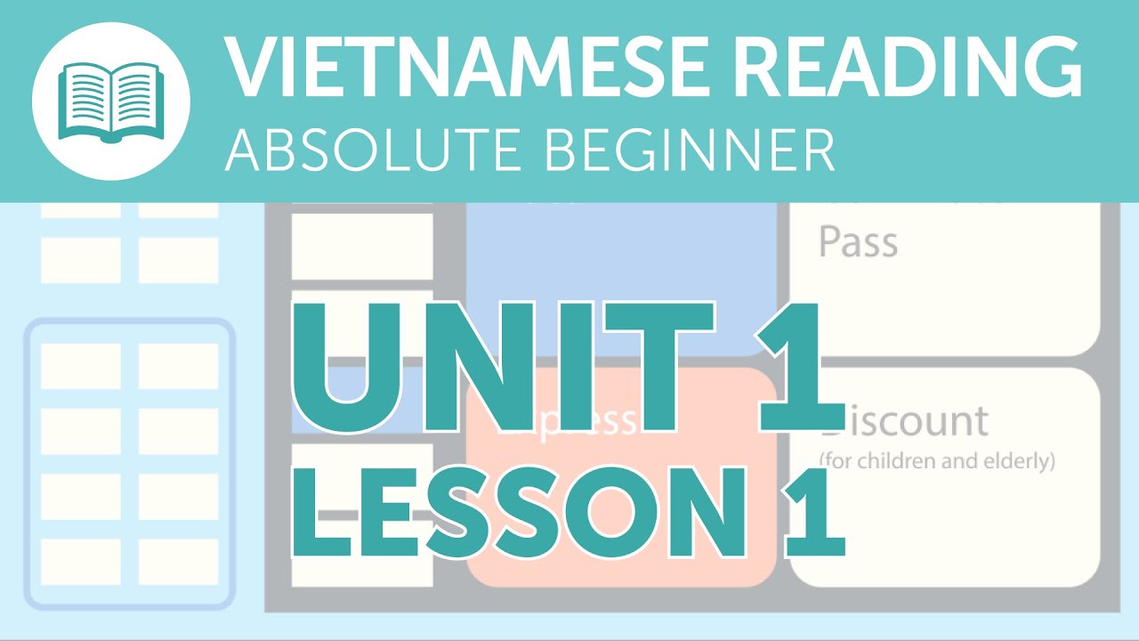 ⁣Vietnamese Reading Practice for Absolute Beginners - Buying a Train Ticket