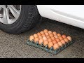 Crushing Crunchy & Soft Things by Car! - EXPERIMENT: CAR VS EGG