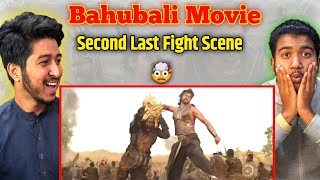 Bahubali Movie Second Last Clamix Fight Scene Reaction | Zain&MaazReaction |Prabhas