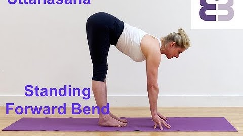 Uttanasana - Standing Forward bend. Classic version