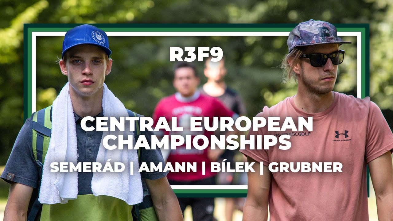 Central European Disc Golf Championships 2021 R3F9 MPO lead Semerád