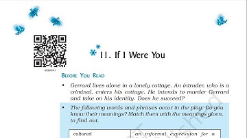 If I Were You | Class 9 English Beehive | Chapter 11