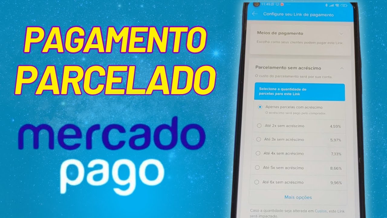GERAR LINK DE PAGAMENTO PARCELADO MERCADO PAGO | ATUALIZADO! - YouTube