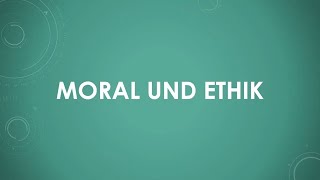 Moral Und Ethik Einfach Und Kurz Erklärt