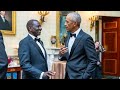 Ulishinda baba railafunny moment president obama praised president ruto as laugh to raila fail