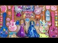PEPPA PIG and Disney Princess Slime | Mixing Random Things into Clear Slime | Satisfying Video