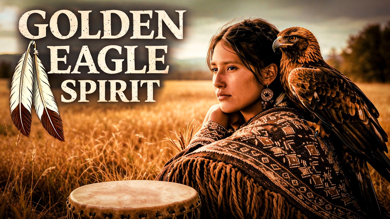 GOLDEN EAGLE SPIRIT 🦌 Shamanic Healing Drumming & Female Chant