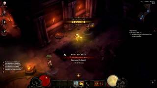 Diablo 3 Beta Patch 13 - 4 Player Co-op + Commentary P1