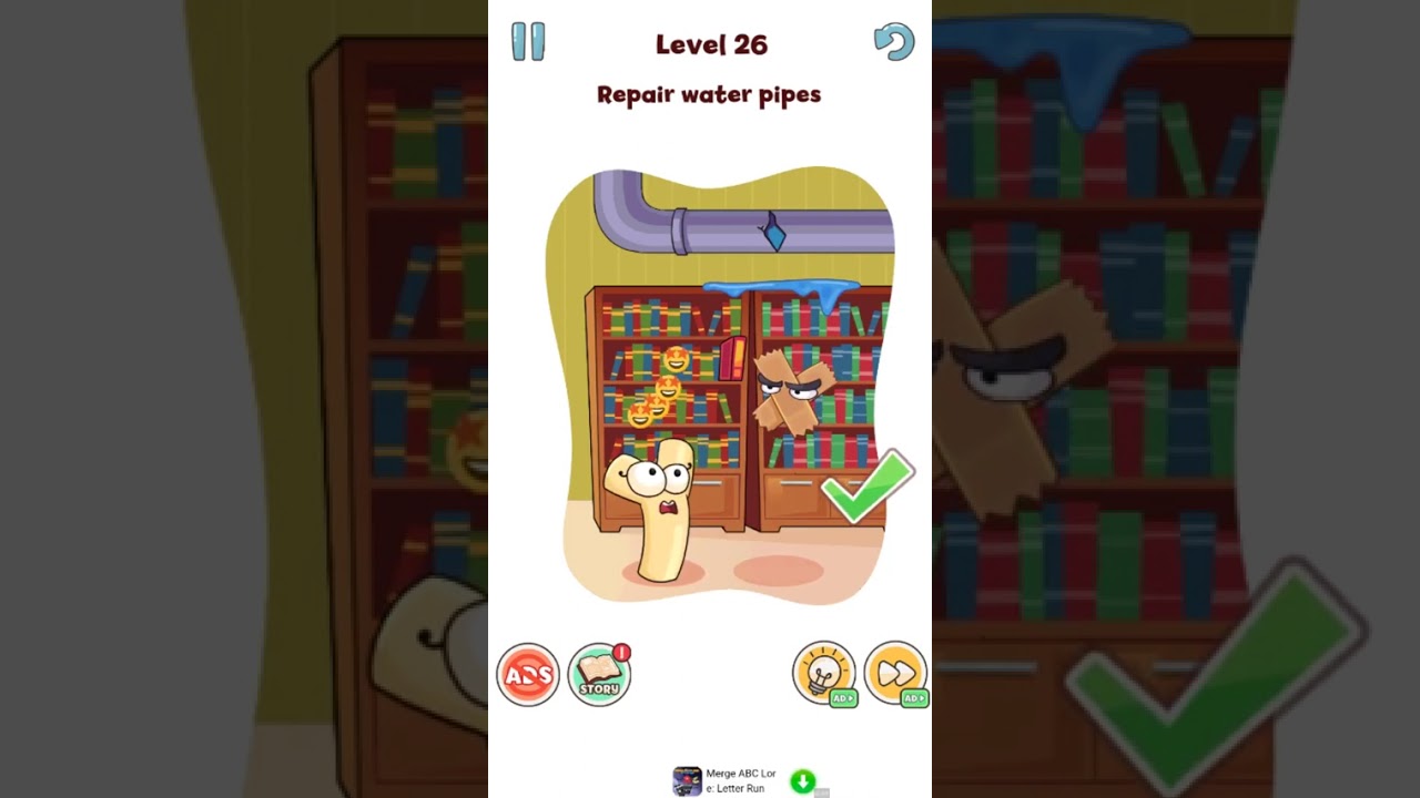 Alphabet DOP Delete Puzzle Level 26