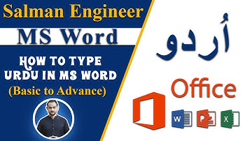 How to Type Urdu in MS Word | Easy Urdu Typing Tutorial