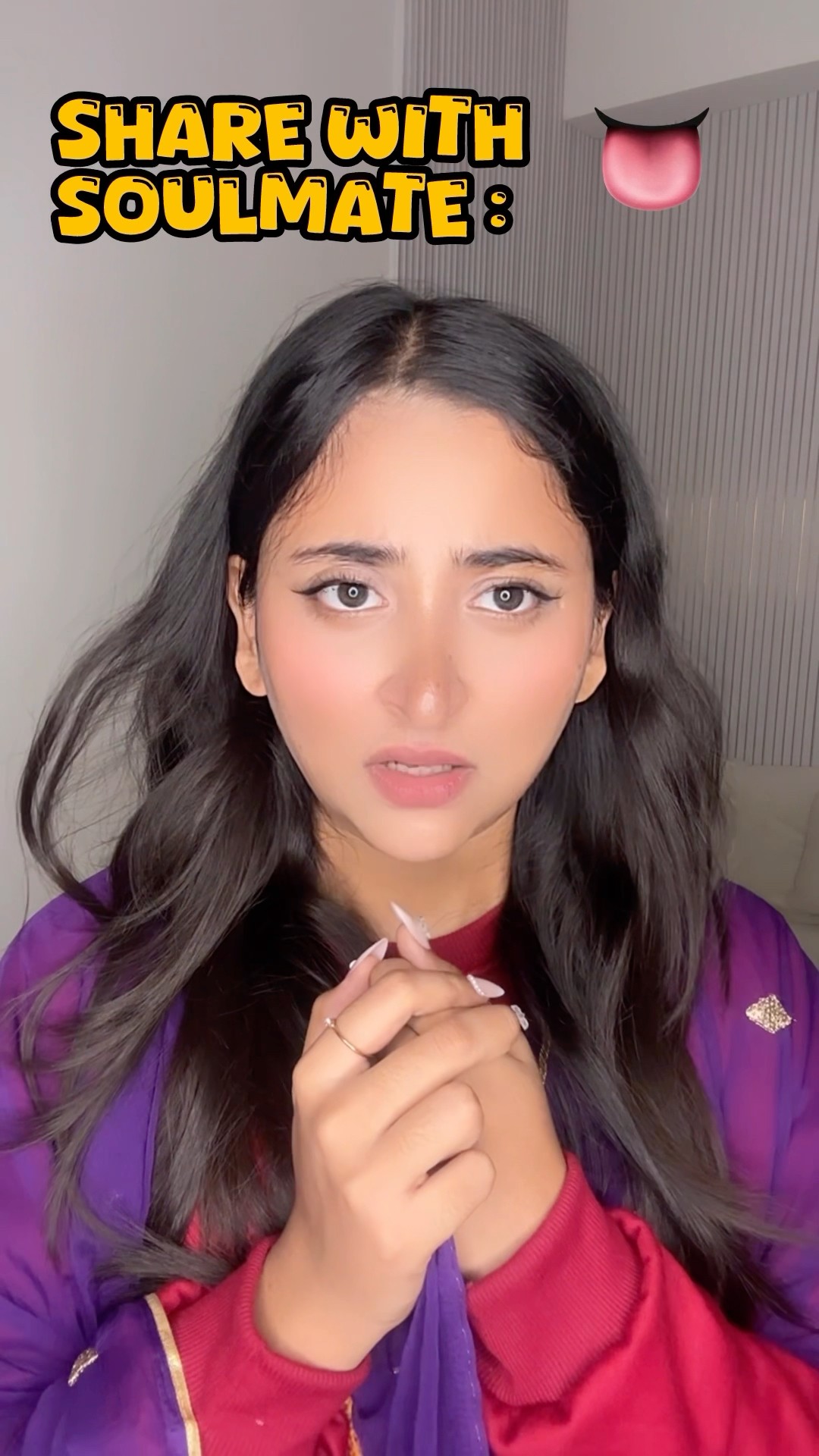 You Share Same Tongue With Your Soulmate #funnyshorts #ytshorts #shorts