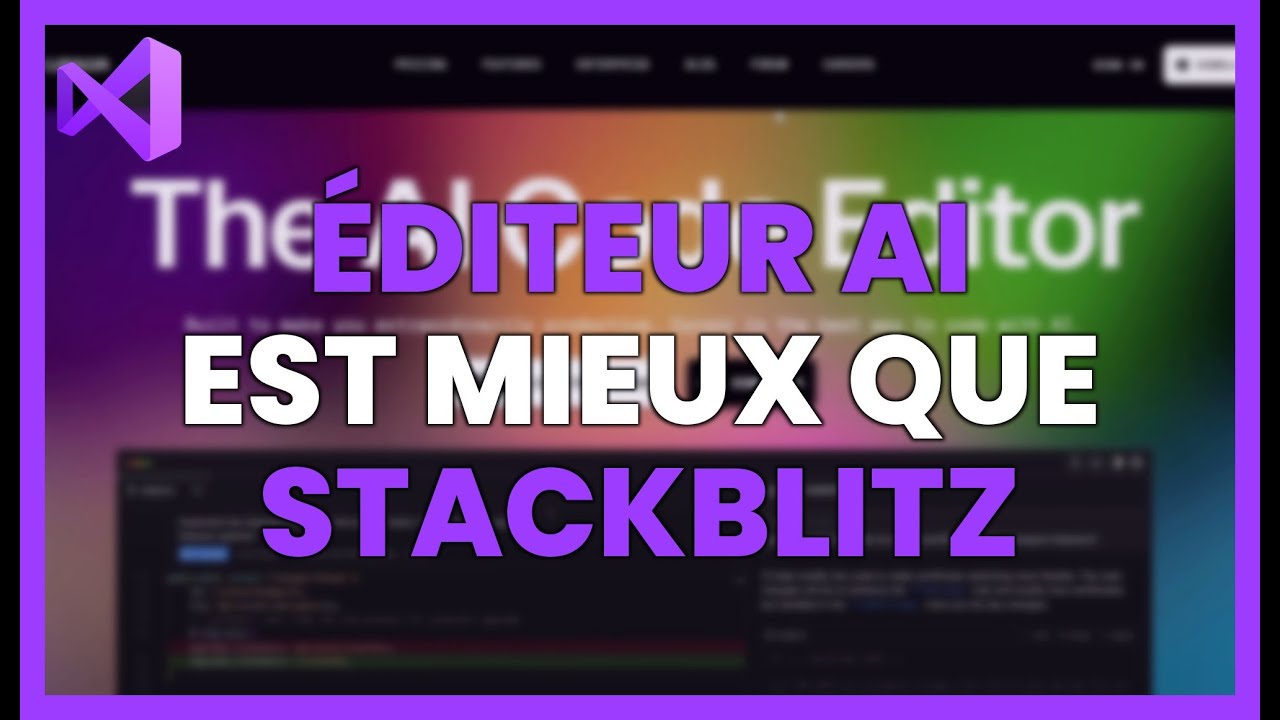 Cet ÉDITEUR AI est MIEUX que STACKBLITZ (et je ne plaisante pas) - YouTube