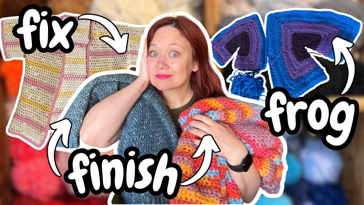 I Have TOO MANY WIPs Come Finish Them Up With Me - YouTube
