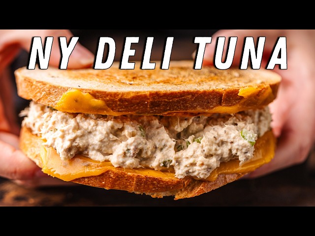 How To Make Real New York Deli Tuna Salad + The Best Tuna Melt! class=