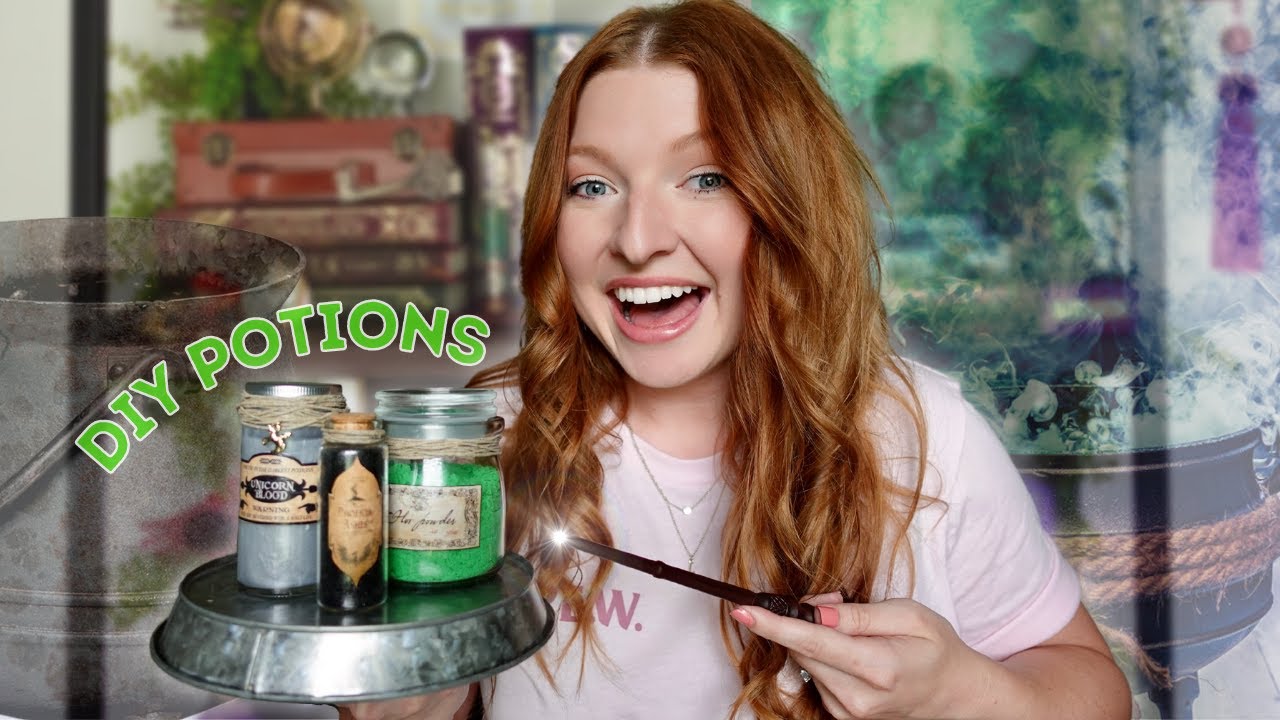 Harry Potter Diy *Easy* | Potions, Floo Powder, Unicorn Blood \U0026 More !