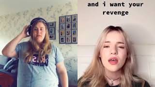 Bad Romance - Lady Gaga Tik Tok harmony singing duet