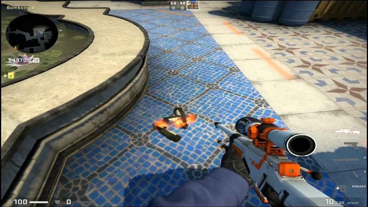 CS:GO Inferno Molotov glitch (B Site) - YouTube