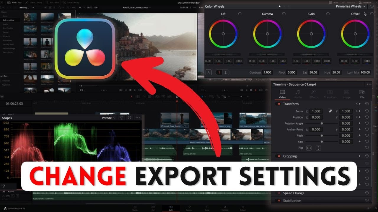 How to Change Export Settings in DaVinci Resolve 2025? - YouTube