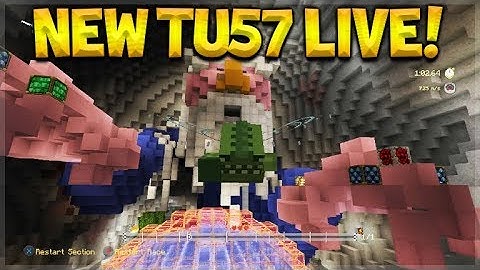 LIVE! Minecraft Console Edition - NEW TU57 Features & Glide Map Pack (Console Edition)