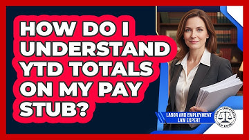 How Do I Understand YTD Totals On My Pay Stub?