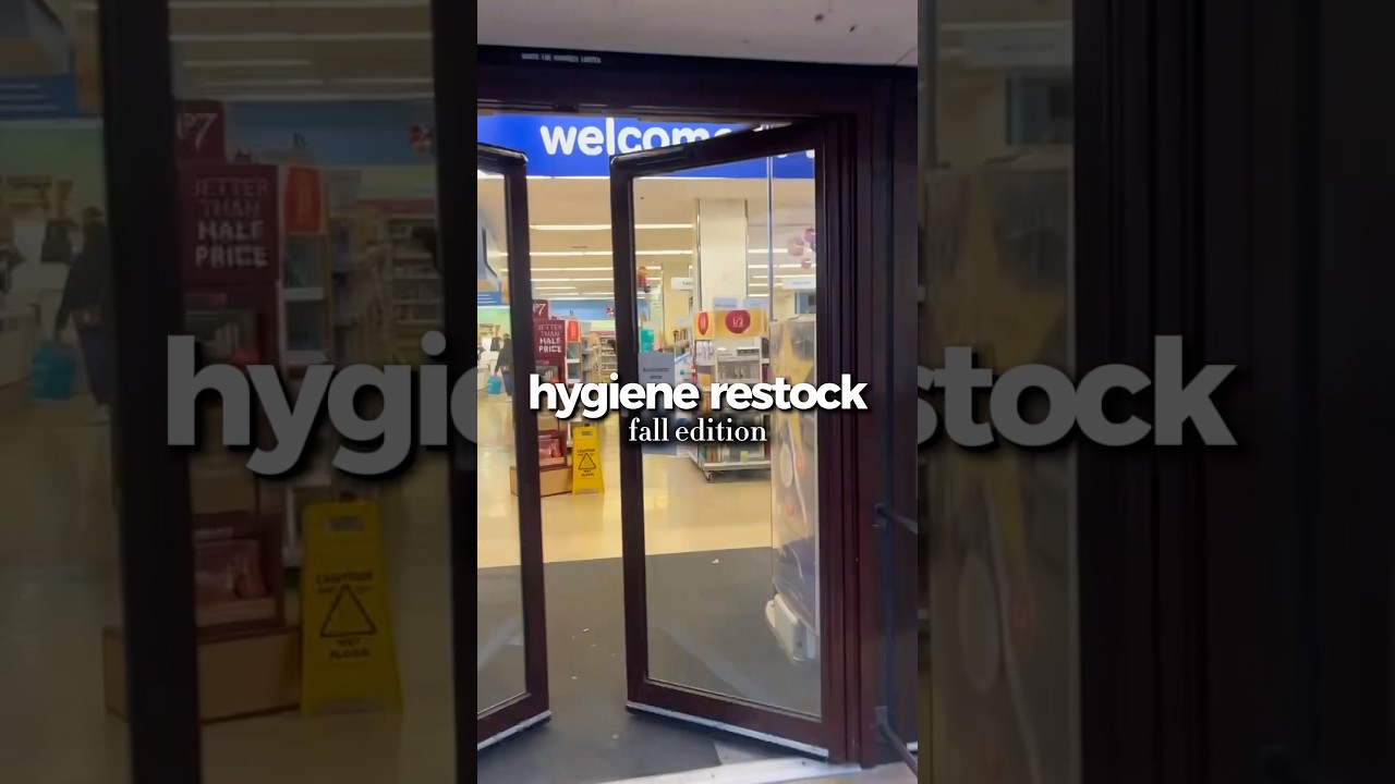 HYGIENE RESTOCK *fall edition* |  #hygiene #cleangirl #hygieneessentials #autumn #restock