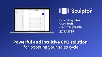 Sculptor CPQ - Configure Price Quote Solution for Salesforce Lightning