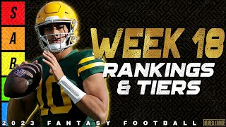 Top 16 Quarterback Rankings - Week 18 Fantasy Football