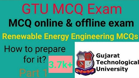 Renewable Energy Engineering  MCQs | MCQ Exam | GTU | Mechanical engineering | 8th Semester