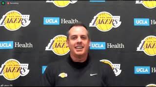 Frank Vogel Pregame; Lakers visits the Clippers