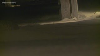Effects of nor'easter causing closures to parts of NC-12