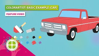 ColorArtist: Basic Example - Car (Touchscreen Software)