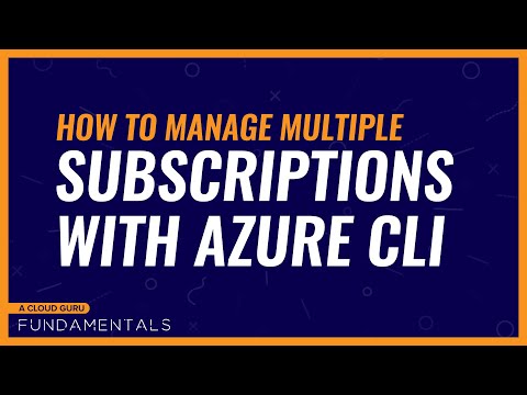 How to manage multiple subscriptions with Azure CLI