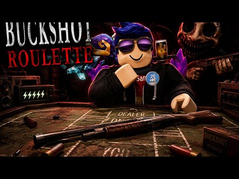 I gamble my life in buckshot roulette in Roblox 