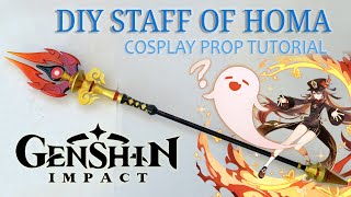 Genshin Impact - DIY Staff of Homa cosplay prop tutorial hutao