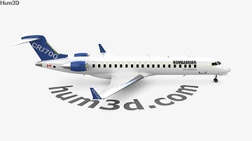 Bombardier CRJ700 series 3D model by 3DModels.org