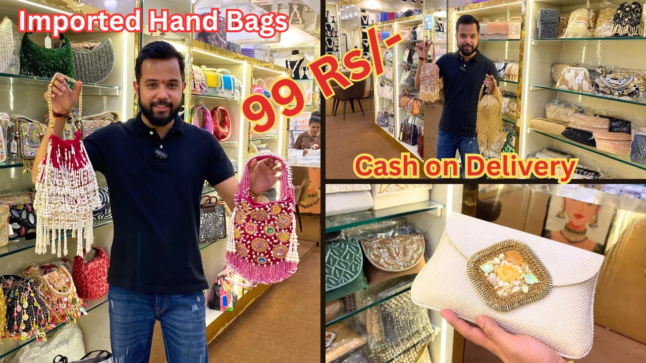 90 Rs Imported Ladies Purse Wholesale Market Delhi, Wallet Trending Design Ladies Bags Bridal Tassel