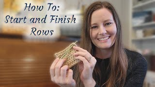 To Chain or Not to Chain When Turning: Starting and Ending Crochet Rows