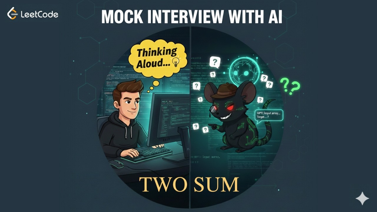 LeetCode 1. Two Sum | AI Mock Interview with ChatGPT - YouTube