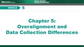 WWC Online Training, Module 5: Outcome Measures, Part 5 Profile